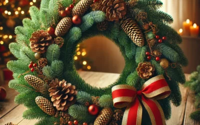 Activité de Noël : Fabriquez une Couronne en Famille