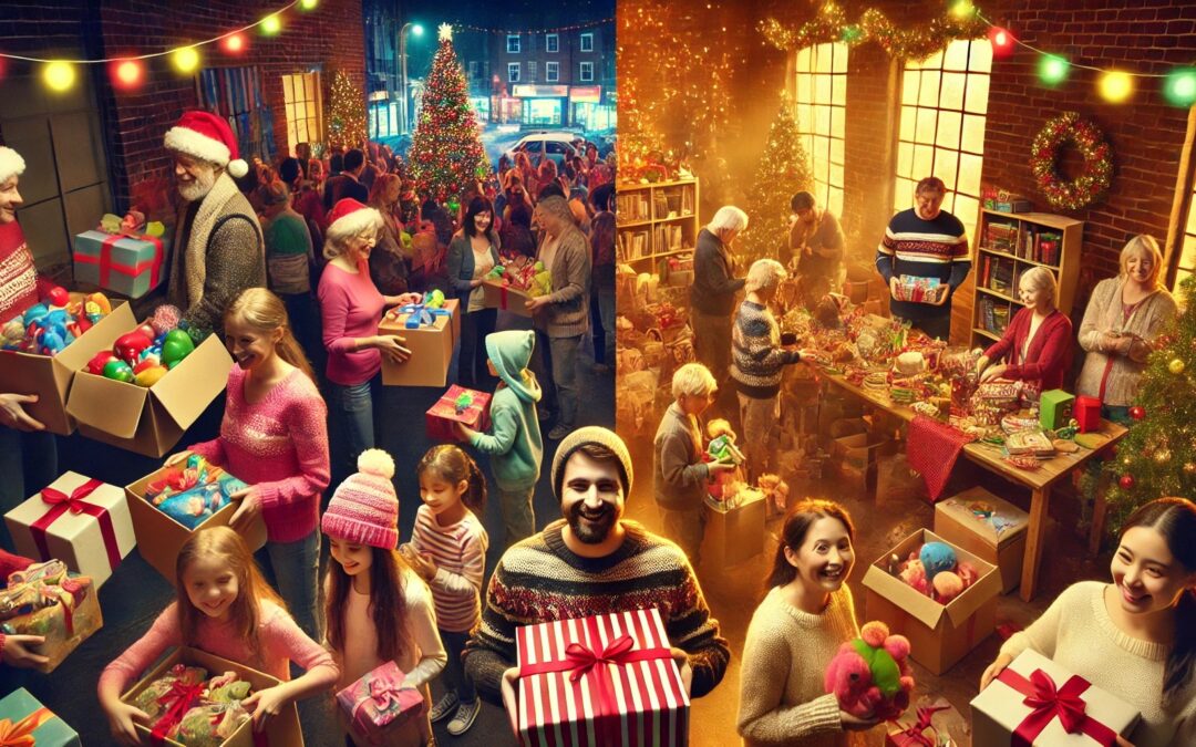 L’esprit de partage à Noël : collectes de jouets 🎁