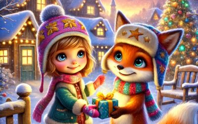 Lila et les étoiles filantes – Conte magique de Noël ✨