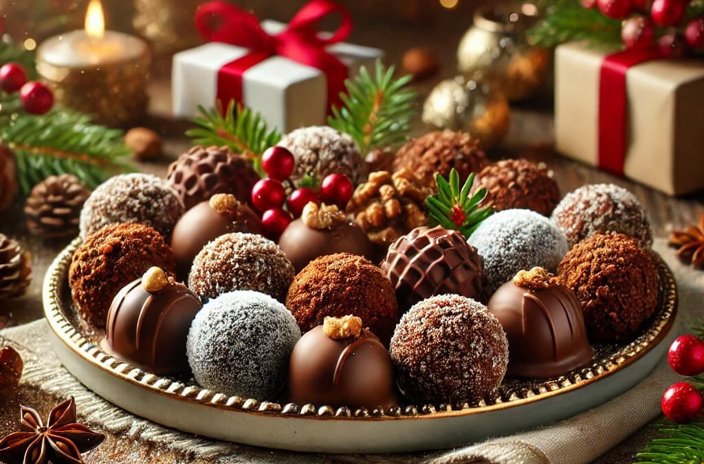 Truffes au Chocolat de Noël – Recette Facile et Gourmande